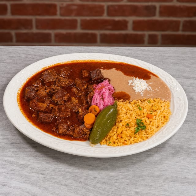 RED PORK CHILI CARNE ADOBADA.
