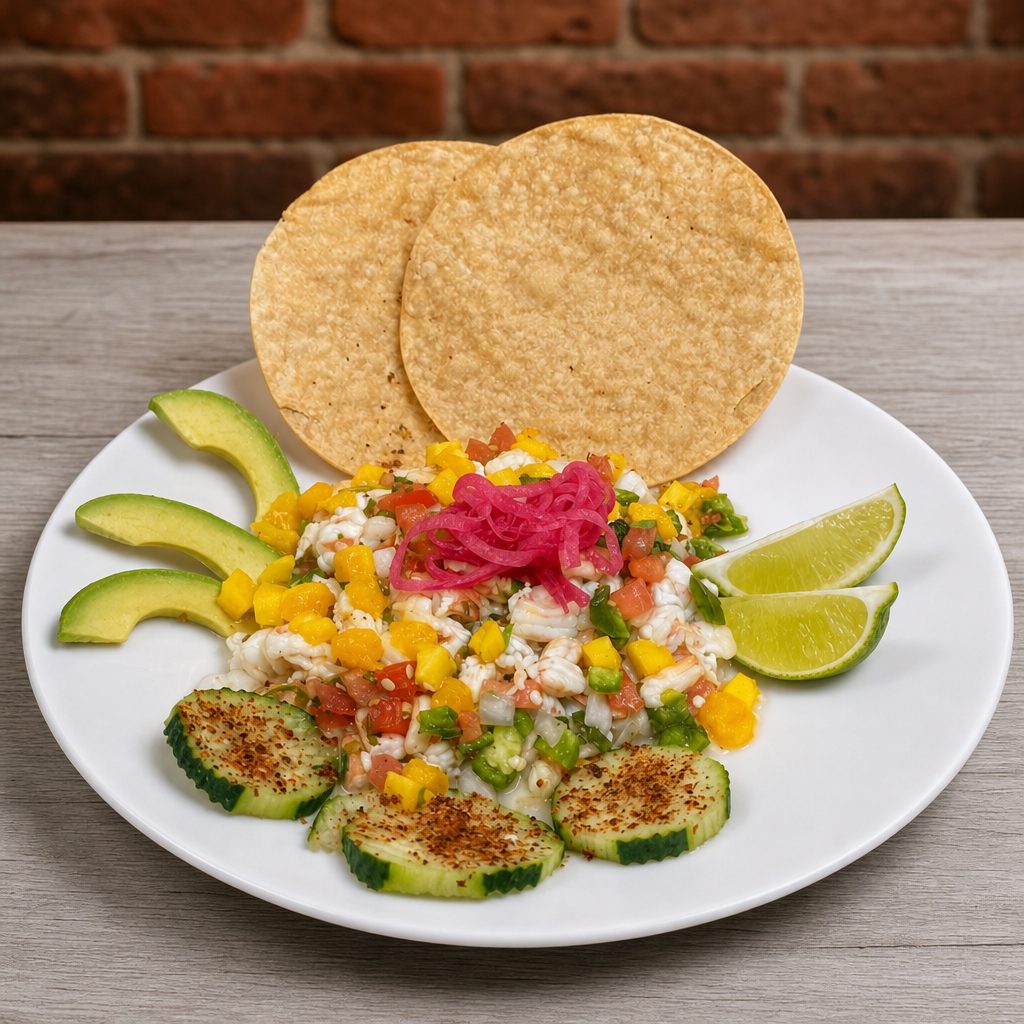 *Mendoza Mango Ceviche.