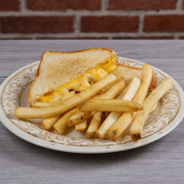 Kid’s Meal GRILLED CHEESE SANDWICH.
