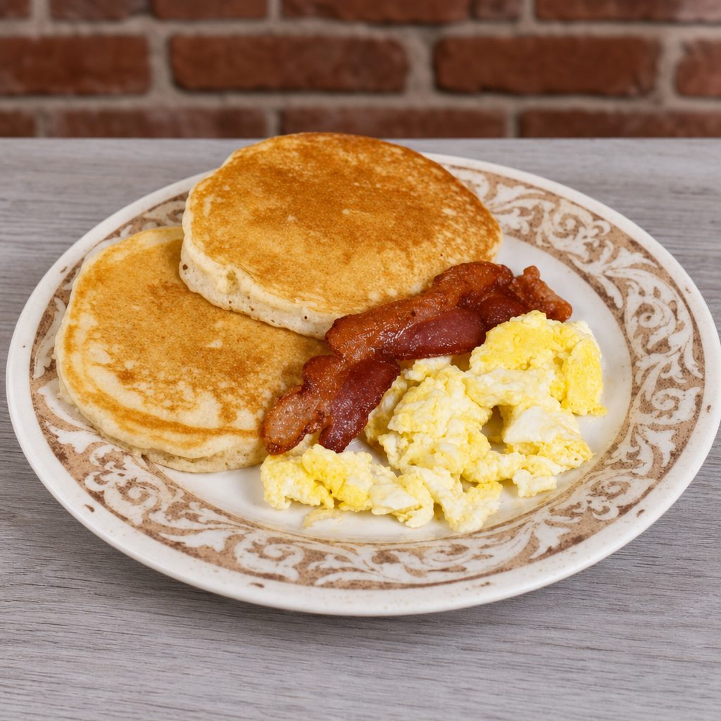 Kid’s Mini Pancakes meal.